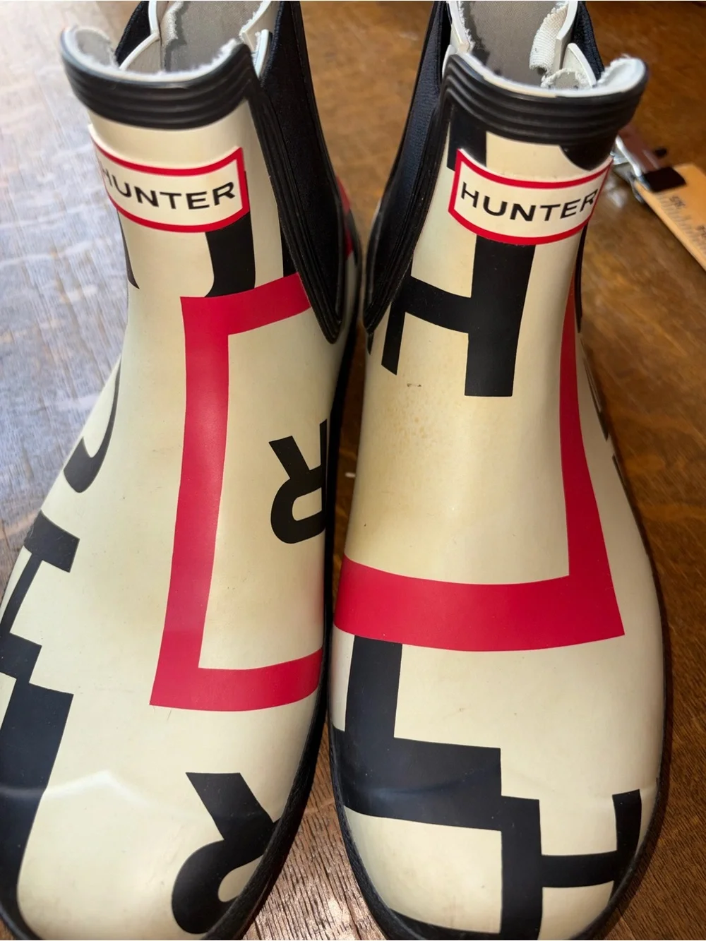 Hunter Original Exploded Logo Chelsea boots
